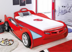 CARBED Кровать-машина Coupe с выдвижной кроватью Red 20.03.1306.00 в Исилькуле - isilkul.katalogmebeli.com | фото