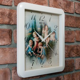 Часы настенные П-А7-327 Ангелы в Исилькуле - isilkul.katalogmebeli.com | фото 1