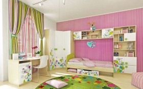 Детская комната Флёр (Белый/корпус Клен) в Исилькуле - isilkul.katalogmebeli.com | фото 4