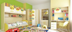 Детская комната Клаксон (Бежевый/корпус Клен) в Исилькуле - isilkul.katalogmebeli.com | фото 5