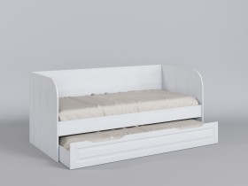 Диван-кровать Классика (Белый/корпус Выбеленное дерево) в Исилькуле - isilkul.katalogmebeli.com | фото 1