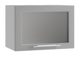 Гарда ПГС 500 шкаф верхний горизонтальный со стеклом Белый в Исилькуле - isilkul.katalogmebeli.com | фото