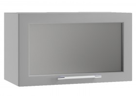 Гарда ПГС 600 шкаф верхний горизонтальный со стеклом Белый в Исилькуле - isilkul.katalogmebeli.com | фото
