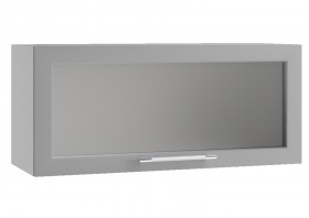 Гарда ПГС 800 шкаф верхний горизонтальный со стеклом Белый в Исилькуле - isilkul.katalogmebeli.com | фото
