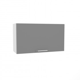 Гарда ВПГ 800 шкаф верхний горизонтальный высокий (Белый патина/корпус Серый) в Исилькуле - isilkul.katalogmebeli.com | фото