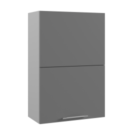 Гарда ВПГПМ 600 шкаф верхний высокий Blum Aventos (Белый/корпус Серый) в Исилькуле - isilkul.katalogmebeli.com | фото