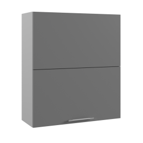 Гарда ВПГПМ 800 шкаф верхний высокий Blum Aventos (Белый/корпус Серый) в Исилькуле - isilkul.katalogmebeli.com | фото