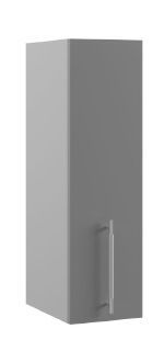 Шкаф верхний Капля П 200 (Белый глянец/Серый/левый) в Исилькуле - isilkul.katalogmebeli.com | фото