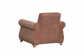 Кресло для отдыха "Порто" (велюр киви корица / микровельвет крем) в Исилькуле - isilkul.katalogmebeli.com | фото 6