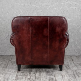 Кресло кожаное Элегант (Бордовый) в Исилькуле - isilkul.katalogmebeli.com | фото 5