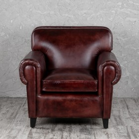 Кресло кожаное Элегант (Бордовый) в Исилькуле - isilkul.katalogmebeli.com | фото 7