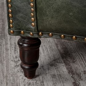 Кресло кожаное Лофт Аристократ (ширина 1070 мм) в Исилькуле - isilkul.katalogmebeli.com | фото 3