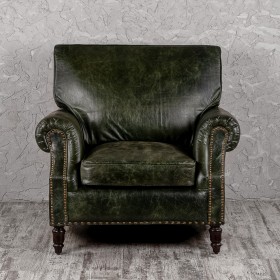 Кресло кожаное Лофт Аристократ (ширина 1070 мм) в Исилькуле - isilkul.katalogmebeli.com | фото 9