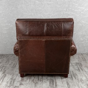 Кресло кожаное Лофт Аристократ (ширина 1100 мм) в Исилькуле - isilkul.katalogmebeli.com | фото 7