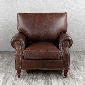 Кресло кожаное Лофт Аристократ (ширина 1100 мм) в Исилькуле - isilkul.katalogmebeli.com | фото 8