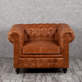 Кресло кожаное Лофт Честер (кожа буйвола) в Исилькуле - isilkul.katalogmebeli.com | фото 7