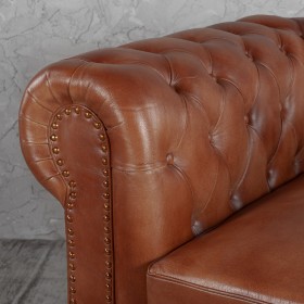 Кресло кожаное Лофт Честер (кожа) в Исилькуле - isilkul.katalogmebeli.com | фото 3