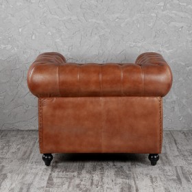 Кресло кожаное Лофт Честер (кожа) в Исилькуле - isilkul.katalogmebeli.com | фото 7