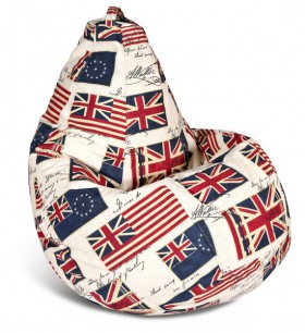 Кресло-мешок Британский Флаг в Исилькуле - isilkul.katalogmebeli.com | фото 1