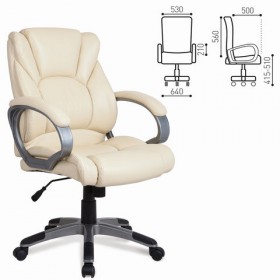 Кресло офисное BRABIX Eldorado EX-504 (бежевый) в Исилькуле - isilkul.katalogmebeli.com | фото