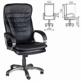 Кресло офисное BRABIX Omega EX-589 (черное) в Исилькуле - isilkul.katalogmebeli.com | фото