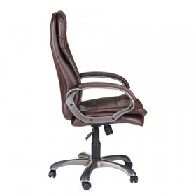Кресло офисное BRABIX Omega EX-589 (коричневое) в Исилькуле - isilkul.katalogmebeli.com | фото 2