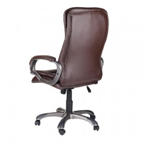 Кресло офисное BRABIX Omega EX-589 (коричневое) в Исилькуле - isilkul.katalogmebeli.com | фото 3
