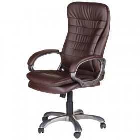 Кресло офисное BRABIX Omega EX-589 (коричневое) в Исилькуле - isilkul.katalogmebeli.com | фото 4