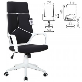 Кресло офисное BRABIX Prime EX-515 (черная ткань) в Исилькуле - isilkul.katalogmebeli.com | фото 1