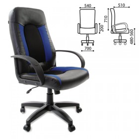 Кресло офисное BRABIX Strike EX-525 (комбинированный) в Исилькуле - isilkul.katalogmebeli.com | фото 1