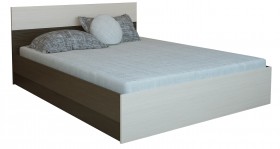 Кровать 0,8м Юнона с настилом (Венге / Дуб) в Исилькуле - isilkul.katalogmebeli.com | фото 2