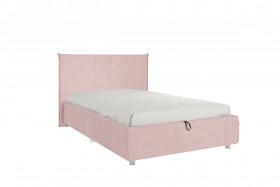 Кровать 1,2 Квест (Нежно-розовый велюр/под-мех) в Исилькуле - isilkul.katalogmebeli.com | фото