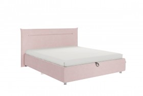 Кровать 1,6 Альба (Нежно-розовый велюр/под-мех) в Исилькуле - isilkul.katalogmebeli.com | фото 1