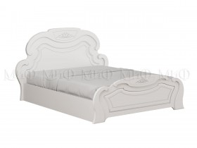 Кровать 1,4м Александрина (Белый/Белый глянец) в Исилькуле - isilkul.katalogmebeli.com | фото