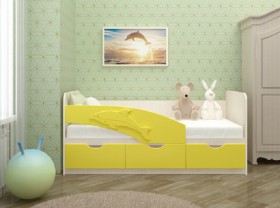 Кровать детская 1,6м Дельфин (Розовый металлик) в Исилькуле - isilkul.katalogmebeli.com | фото 3
