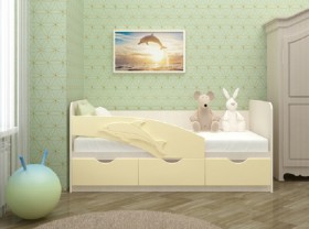 Кровать детская 1,6м Дельфин (Розовый металлик) в Исилькуле - isilkul.katalogmebeli.com | фото 6