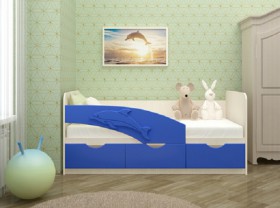 Кровать детская 1,6м Дельфин (Розовый металлик) в Исилькуле - isilkul.katalogmebeli.com | фото 7