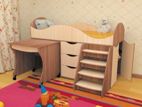 Кровать детская Тошка в Исилькуле - isilkul.katalogmebeli.com | фото 2