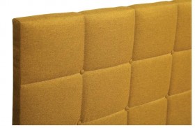 Кровать "Диана" ш. 1400 (Н=1010мм) (жаккард горчица) в Исилькуле - isilkul.katalogmebeli.com | фото 5