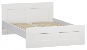 Кровать двухспальная Сириус 1600мм белый в Исилькуле - isilkul.katalogmebeli.com | фото