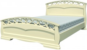 Кровать Грация-1 из массива сосны 1600*2000 Белый античный в Исилькуле - isilkul.katalogmebeli.com | фото 20