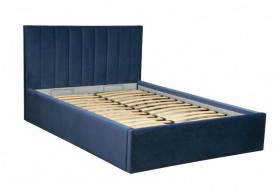 Кровать "Юнона" ш. 1600 (Н=1020мм) (ягуар нэви) в Исилькуле - isilkul.katalogmebeli.com | фото