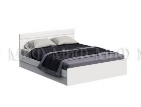 Кровать Нэнси New 1,4м (Белый/белый глянец) в Исилькуле - isilkul.katalogmebeli.com | фото