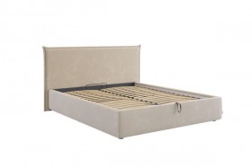 Кровать с подъемным механизмом Лада 160х200 см (графит (велюр)) в Исилькуле - isilkul.katalogmebeli.com | фото 5