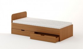 Кровать с ящиками 900 (Бук темный) в Исилькуле - isilkul.katalogmebeli.com | фото