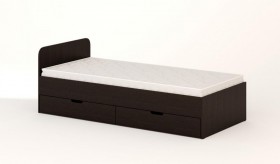 Кровать с ящиками 900 (Венге) в Исилькуле - isilkul.katalogmebeli.com | фото