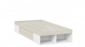 Кровать «Сканди» с ящиком Дуб Гарден/Белый в Исилькуле - isilkul.katalogmebeli.com | фото 2