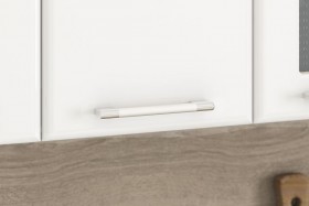 Кухонный гарнитур "Яна 1.6" белый/белый Кофе/зебрано в Исилькуле - isilkul.katalogmebeli.com | фото 4