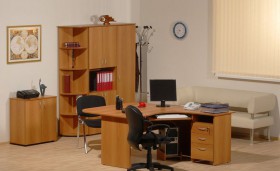 Мебель для персонала Рубин 42 Светлый миланский орех в Исилькуле - isilkul.katalogmebeli.com | фото 2