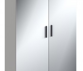 Милан СБ-3257 Шкаф 2 дверный Серый в Исилькуле - isilkul.katalogmebeli.com | фото 3
